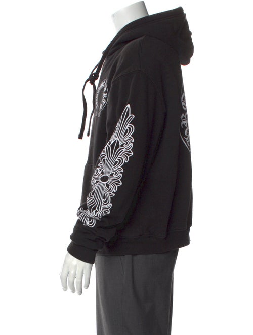 Chrome Hearts Graphic Print Crew Neck Hoodie