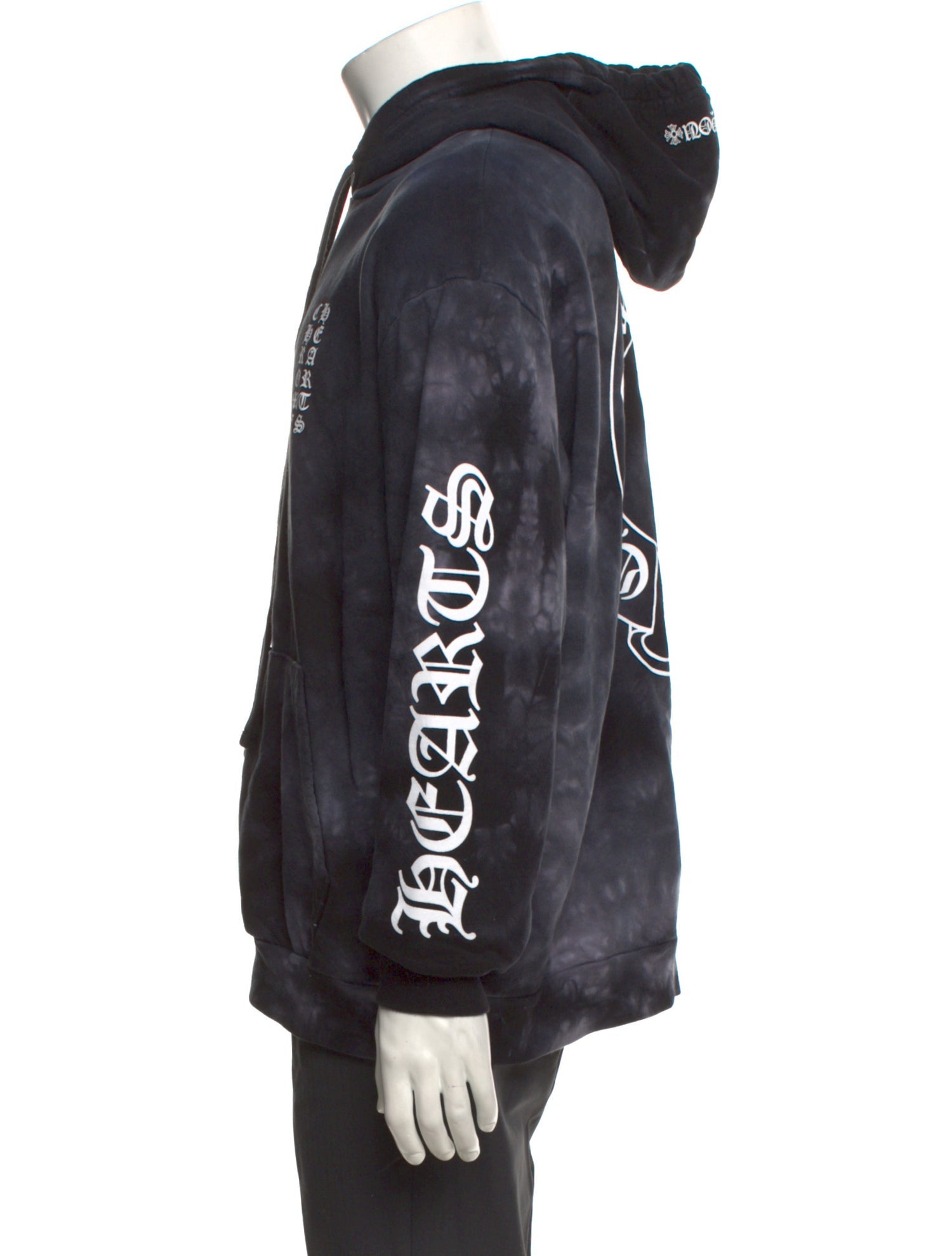 Chrome Hearts Signature Logo Tie Dye Hoodie
