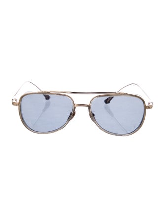 Chrome Hearts Whisker Biscuit Aviator Sunglasses