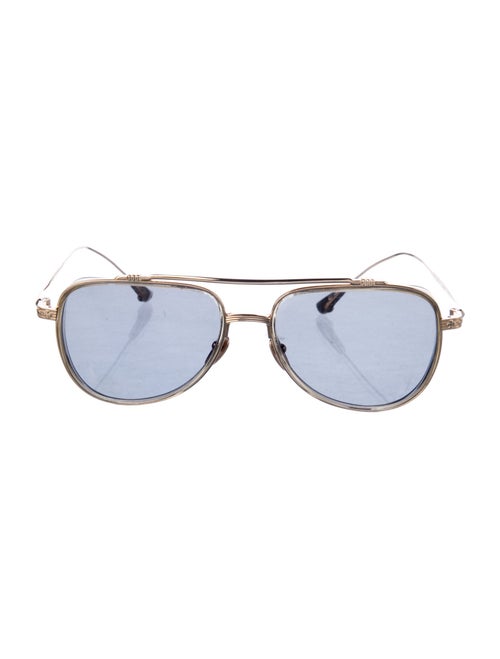 Chrome Hearts Whisker Biscuit Aviator Sunglasses