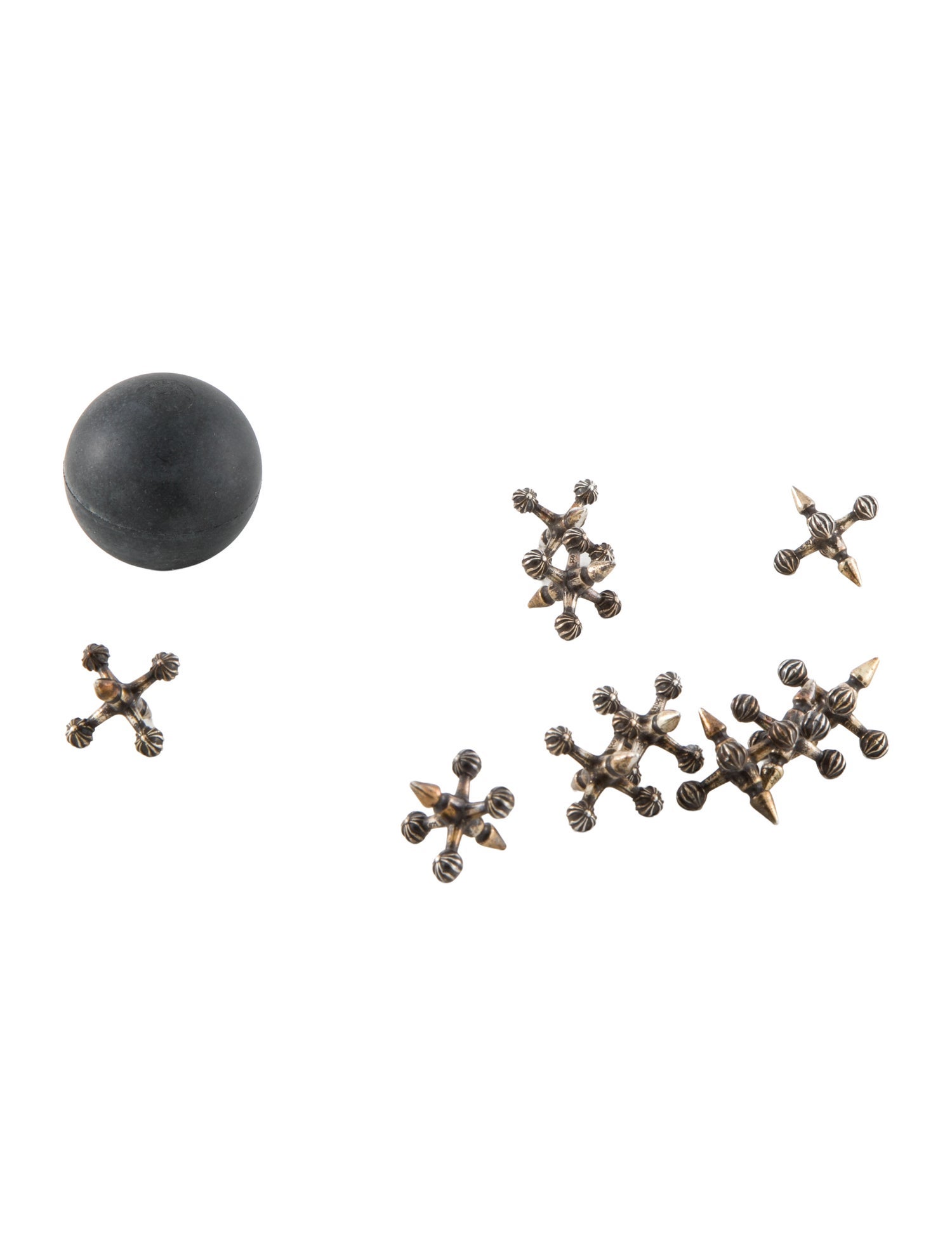 Chrome Hearts 11-Piece Sterling Jacks Game Set