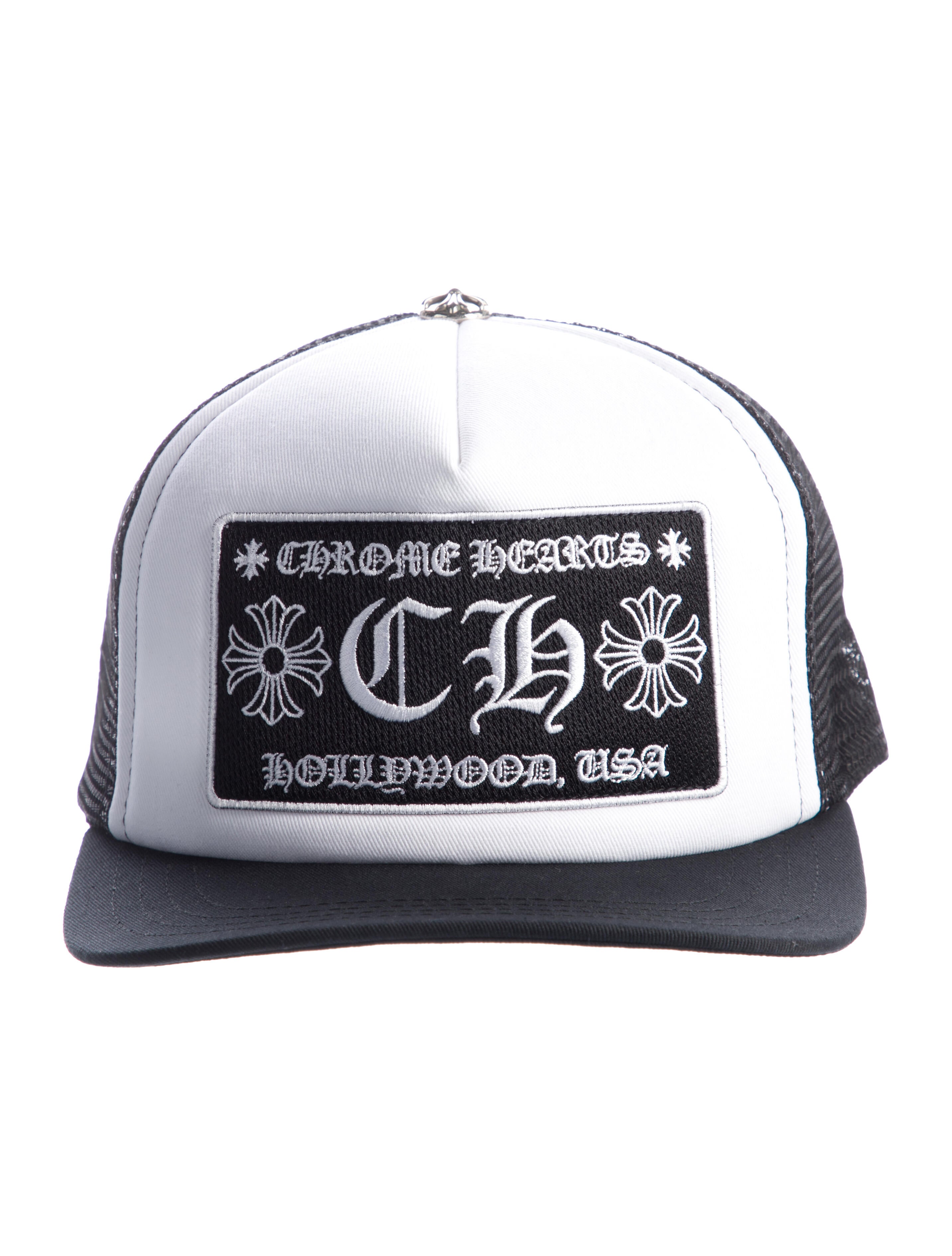 Chrome Hearts Embroidered Logo Trucker Cap w/Tags