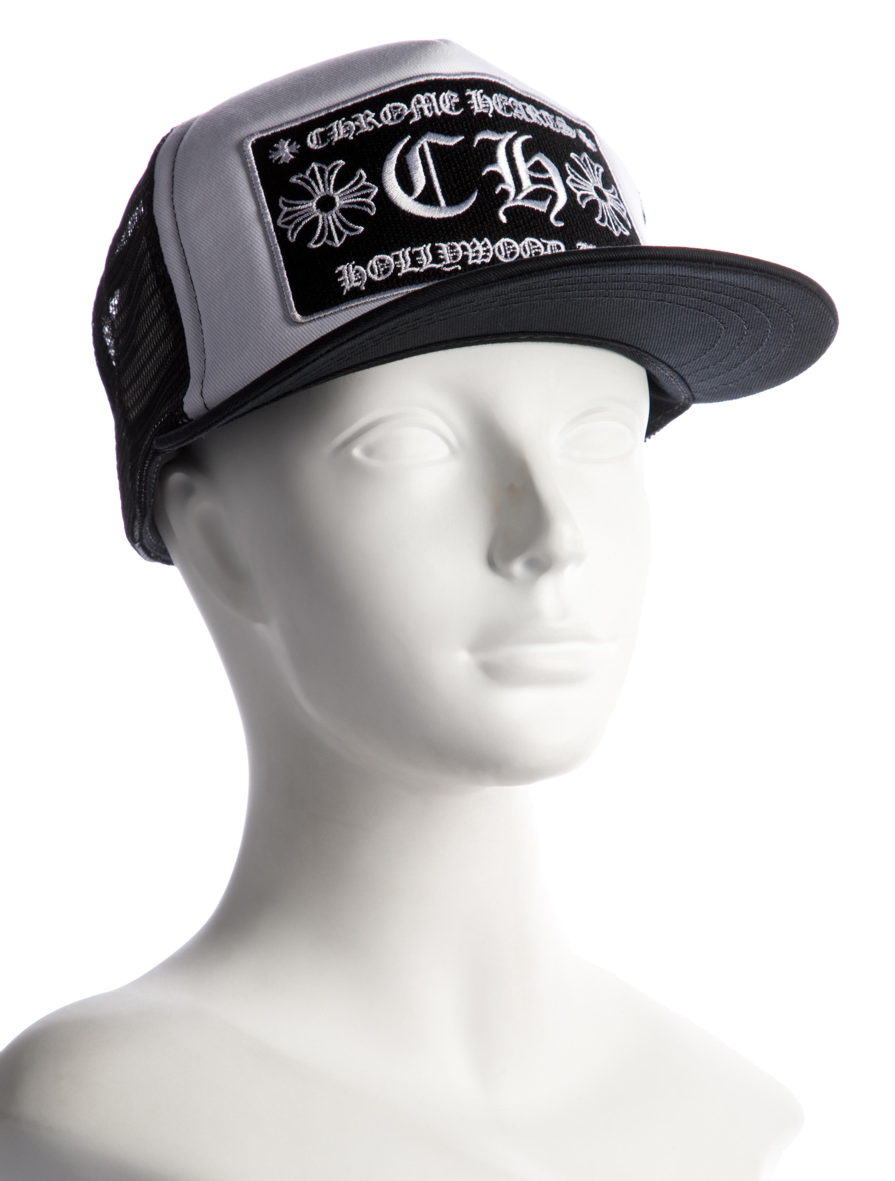 Chrome Hearts Embroidered Logo Trucker Cap w/Tags