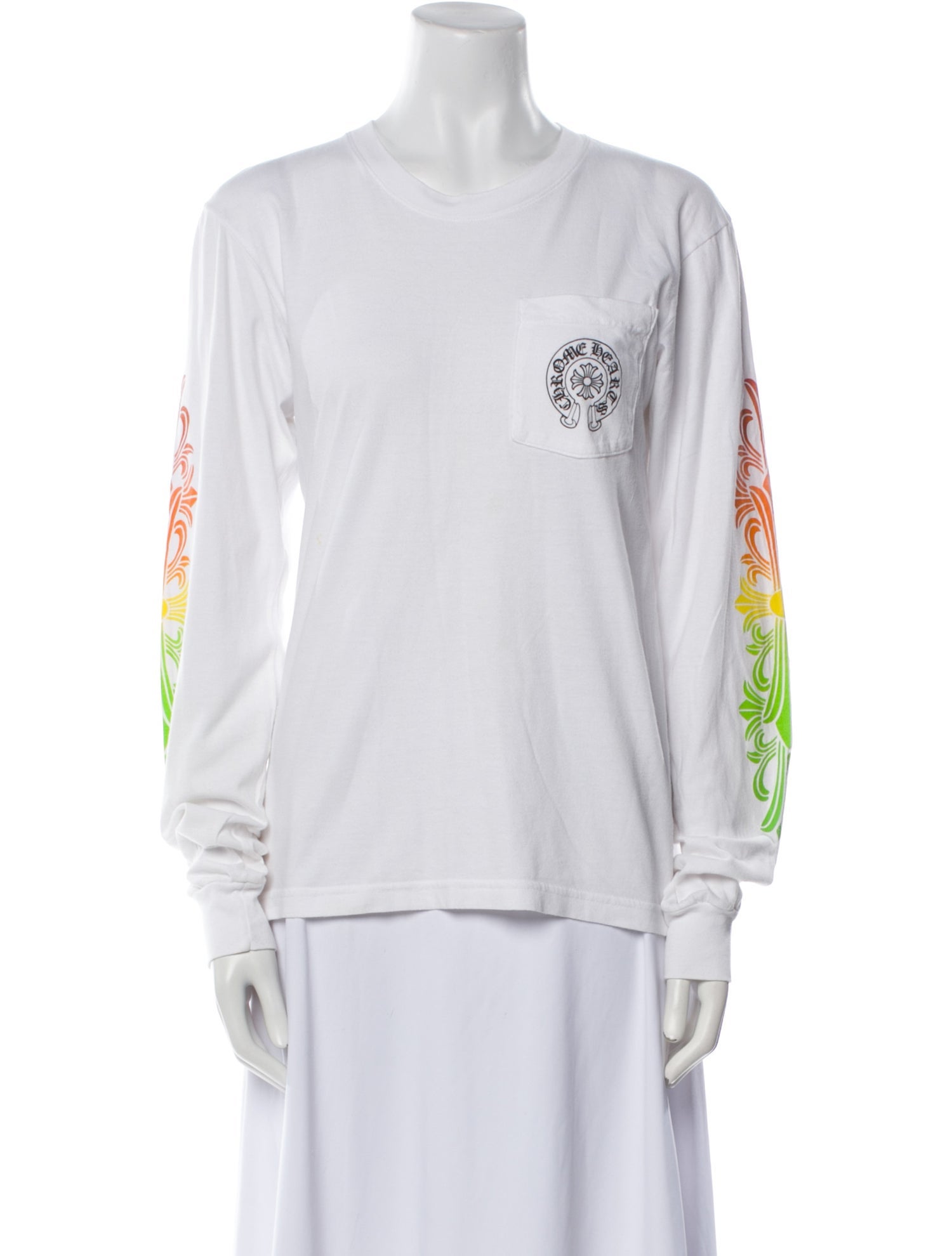 Chrome Hearts Horseshoe Logo Graphic Print Sweatshirt