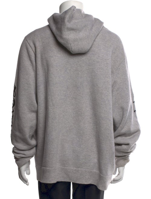 Chrome Hearts Logo ZIp Up Cashmere Hoodie