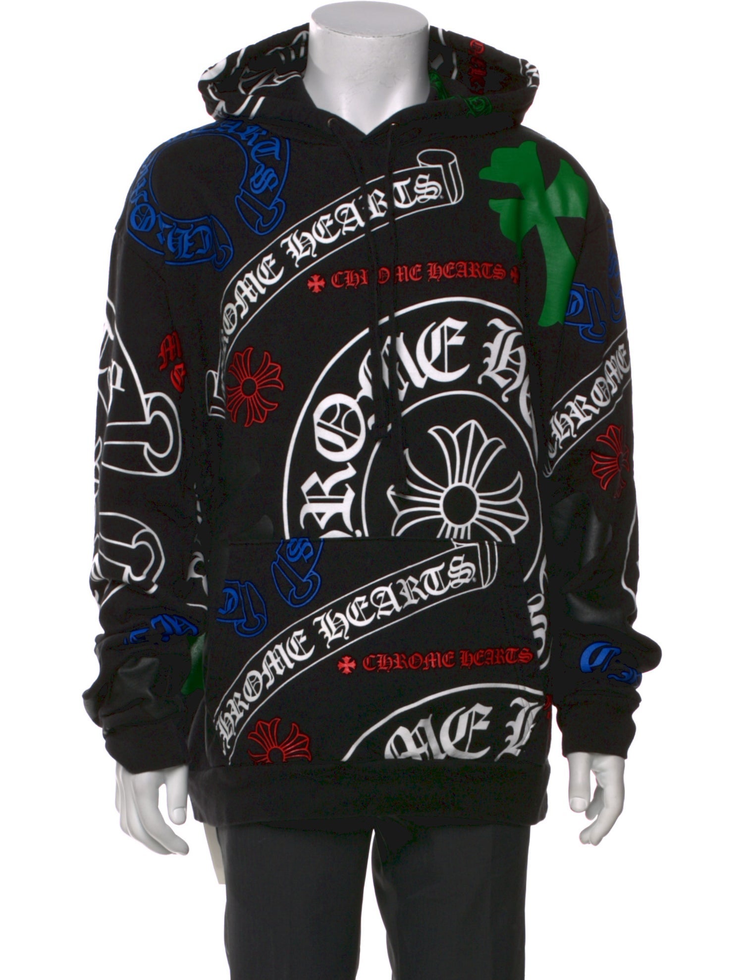 Chrome Hearts Stencil Printed Hoodie