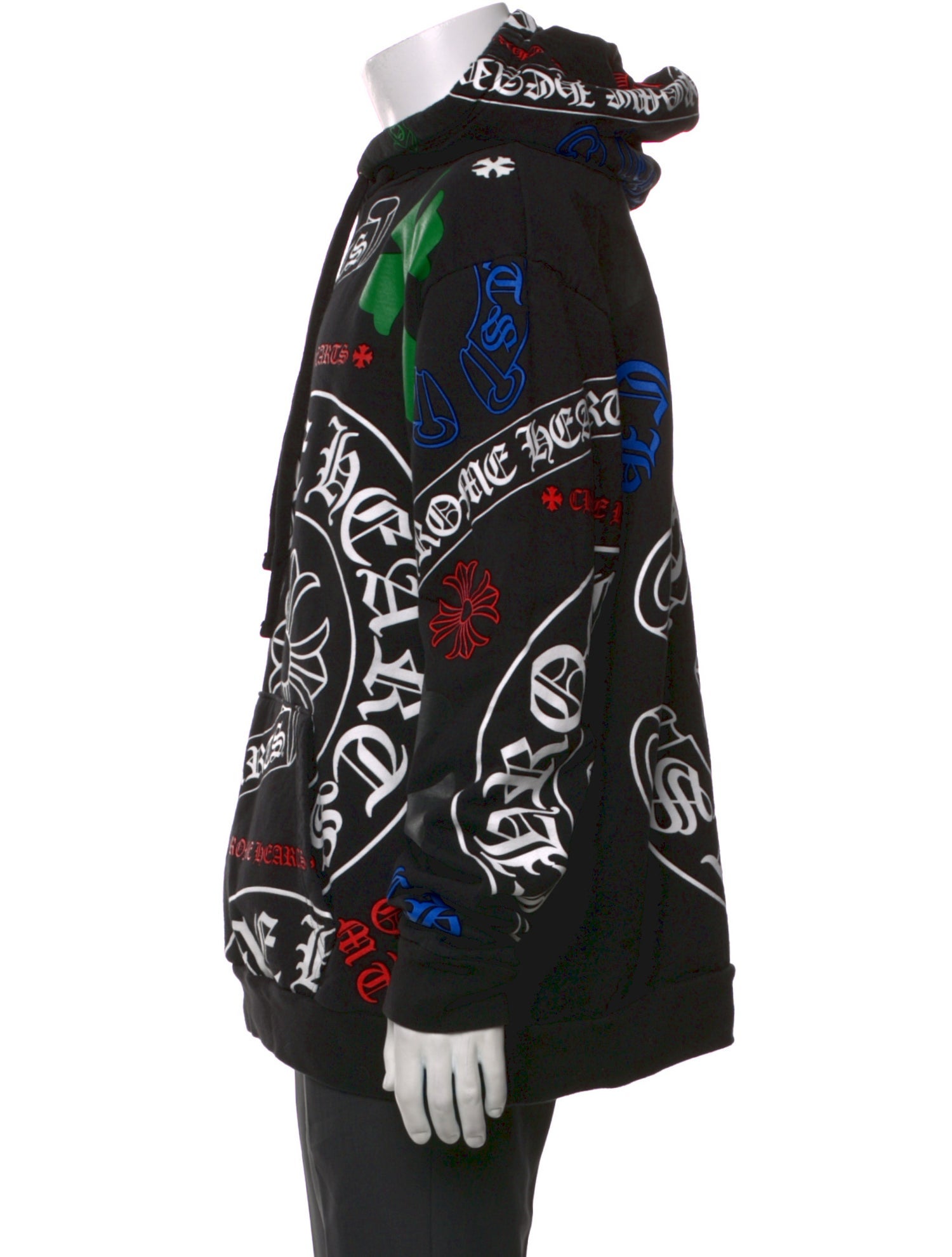 Chrome Hearts Stencil Printed Hoodie