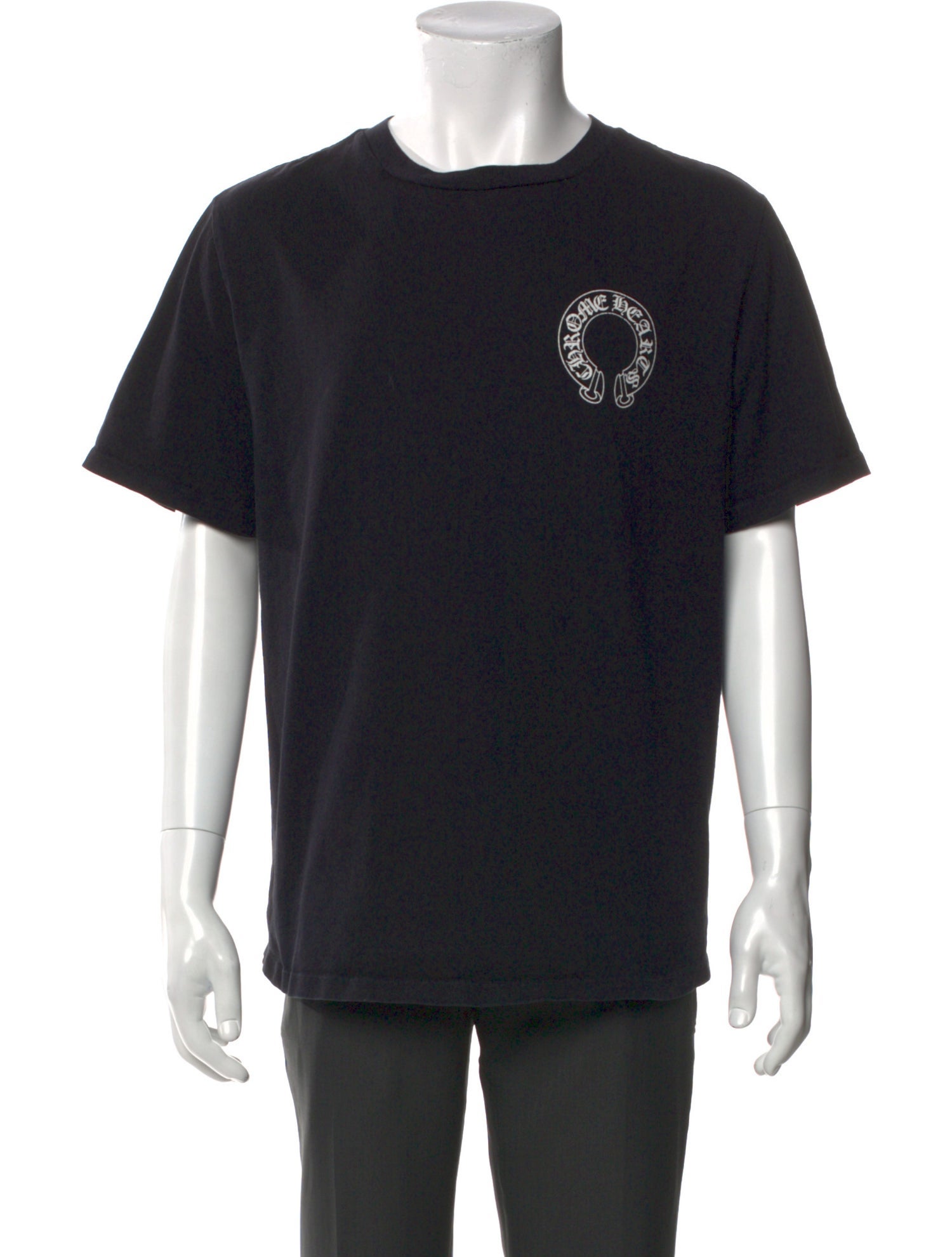 Chrome Hearts Horseshoe Logo Graphic Print T-Shirt