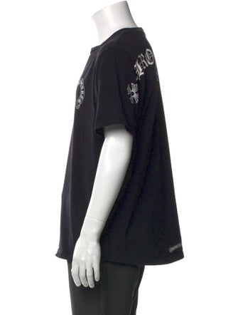 Chrome Hearts Horseshoe Logo Graphic Print T-Shirt