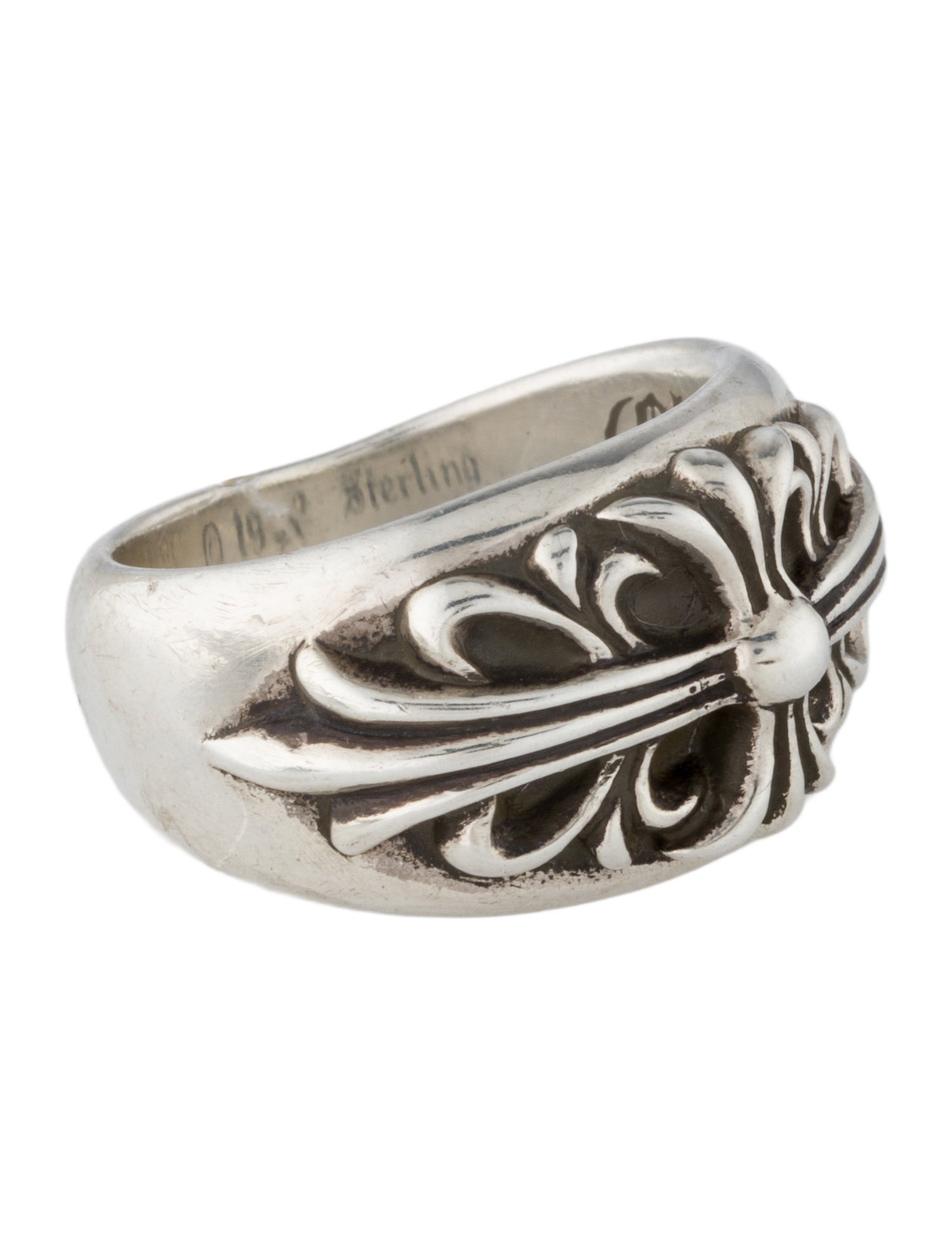 Chrome Hearts Floral Cross Ring