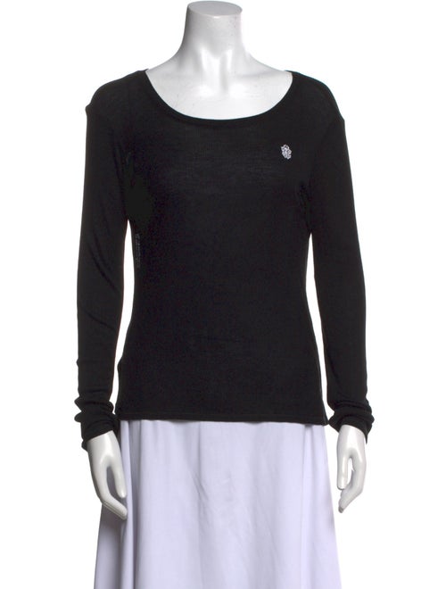 Chrome Hearts Scoop Neck Long Sleeve Sweatshirt