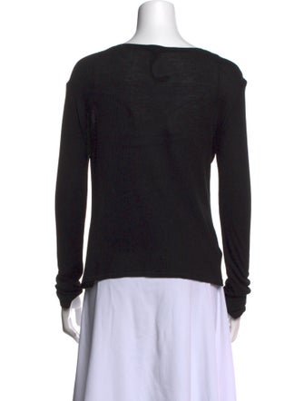 Chrome Hearts Scoop Neck Long Sleeve Sweatshirt