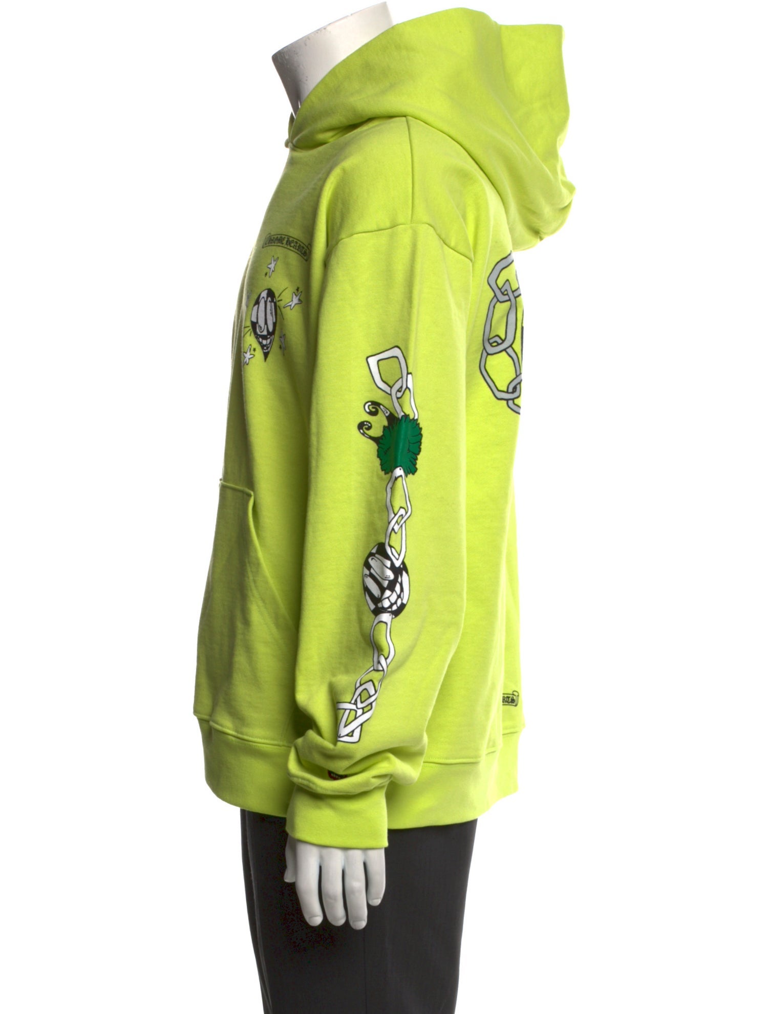 Chrome Hearts Graphic Print Crew Neck Hoodie
