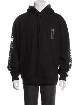Chrome Hearts Signature Logo Graphic Print Hoodie