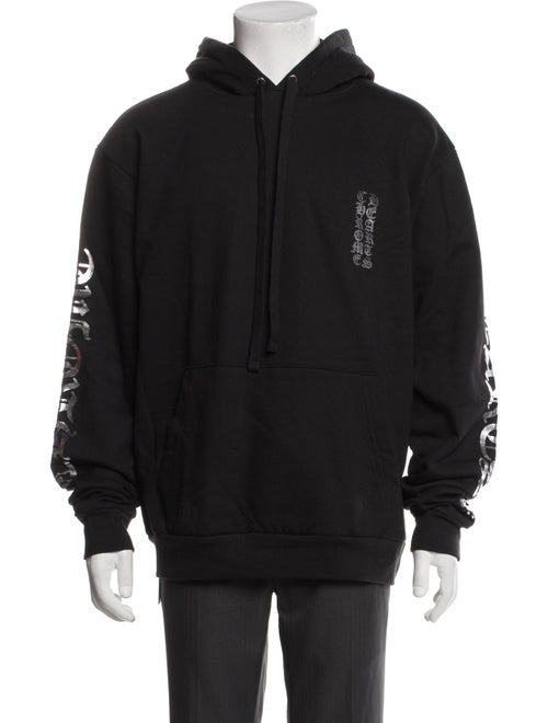 Chrome Hearts Signature Logo Graphic Print Hoodie