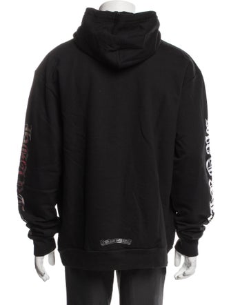 Chrome Hearts Signature Logo Graphic Print Hoodie