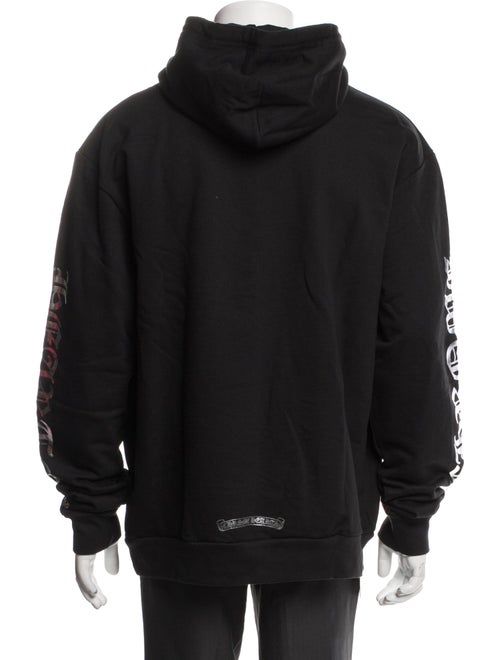 Chrome Hearts Signature Logo Graphic Print Hoodie