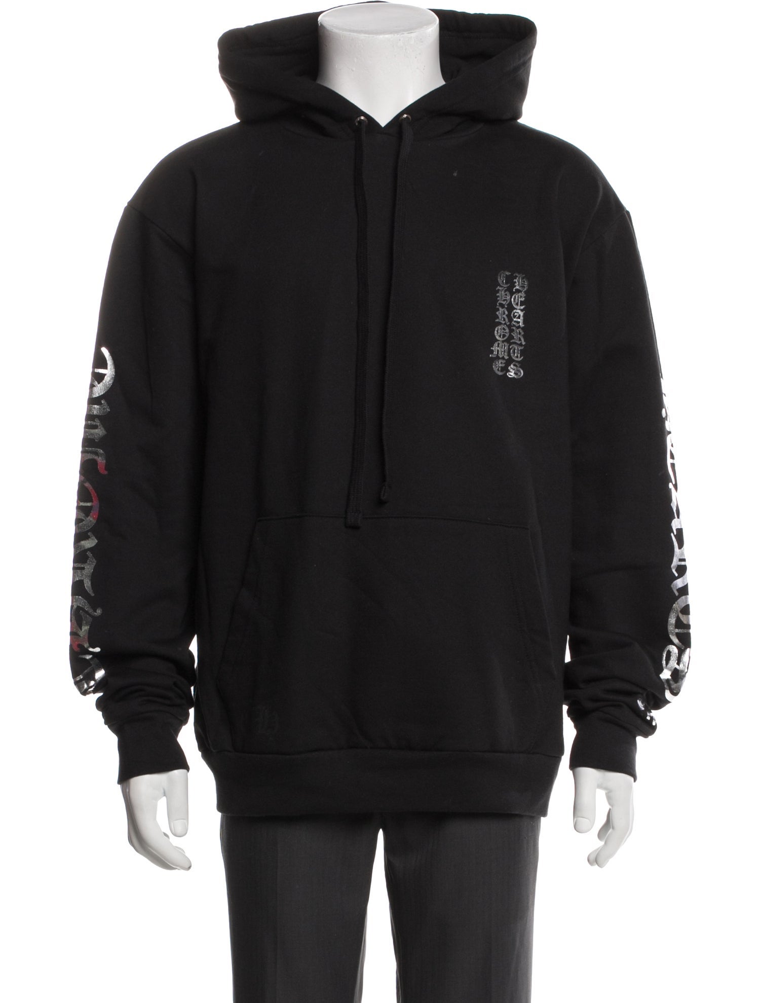 Chrome Hearts Graphic Print Crew Neck Hoodie