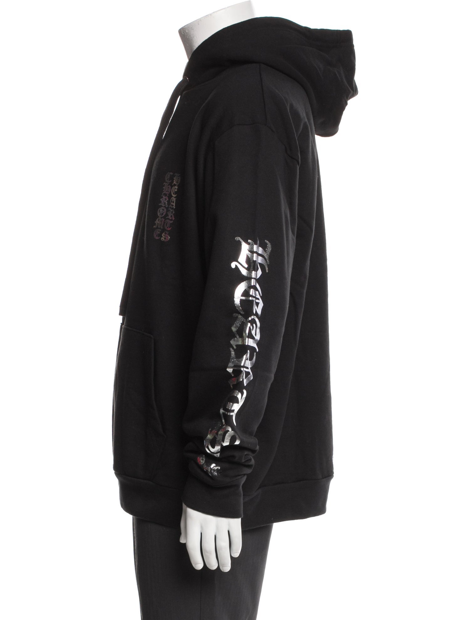 Chrome Hearts Graphic Print Crew Neck Hoodie