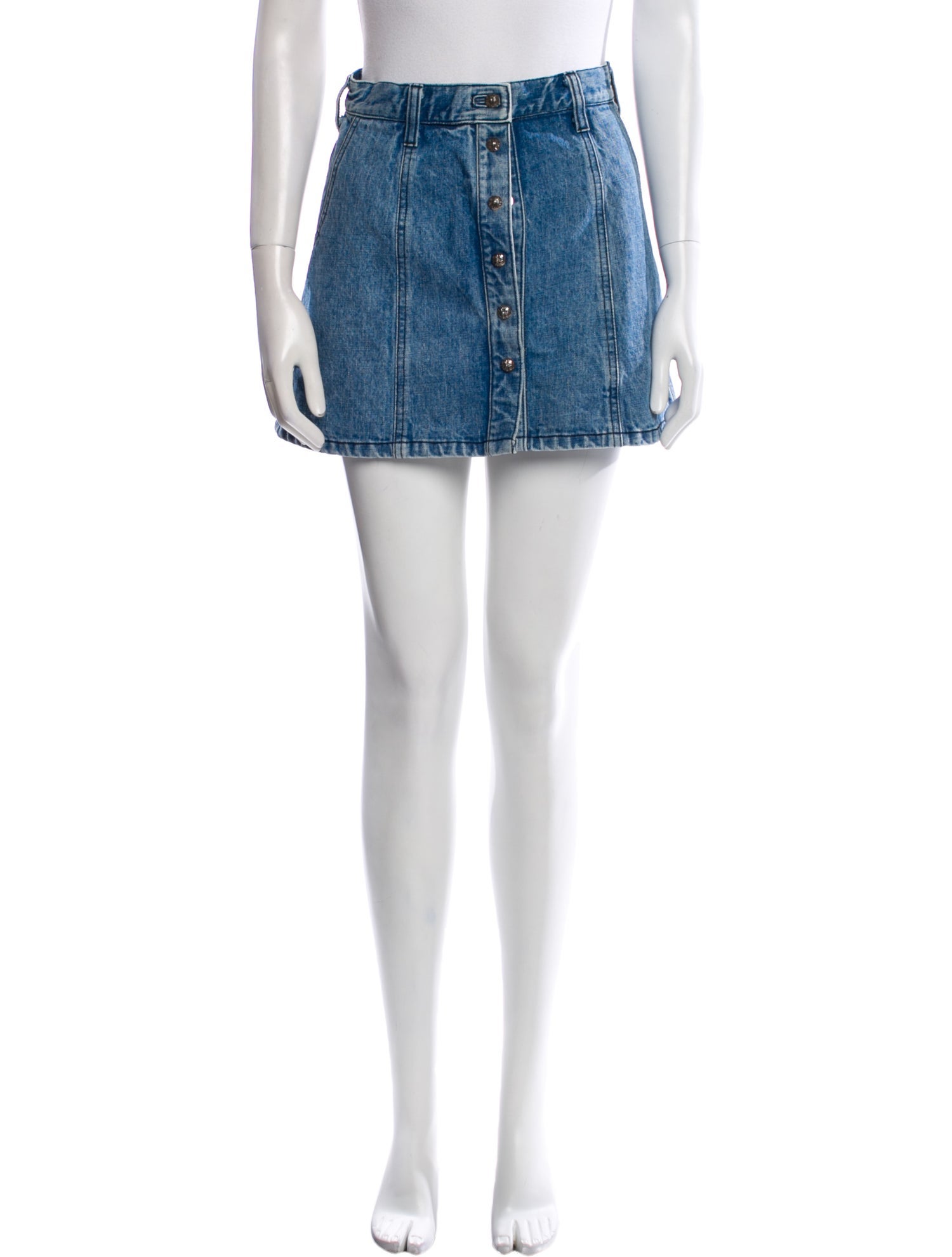 Chrome Hearts Denim Mini Skirt