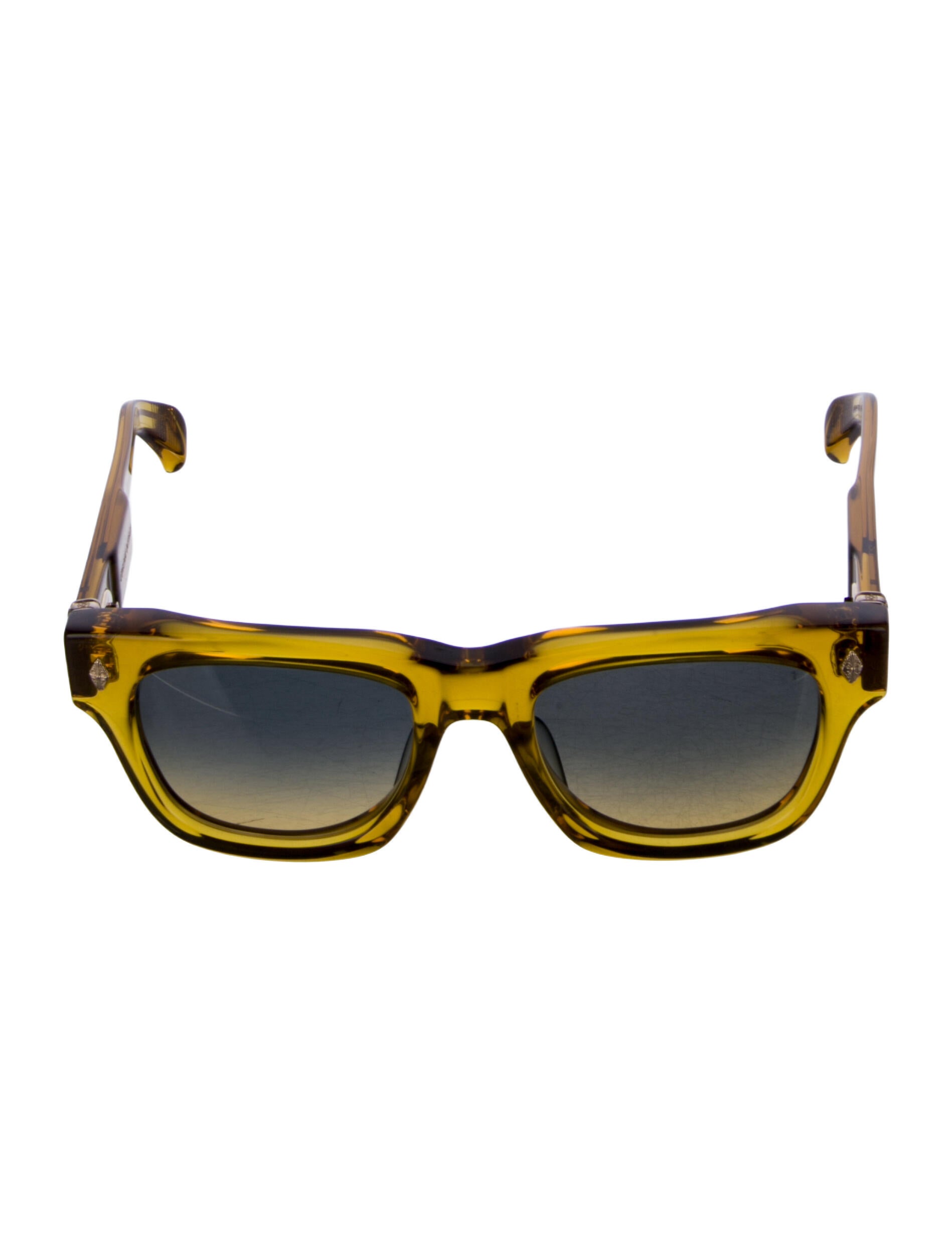 Chrome Hearts Dick Fitzener Square Sunglasses