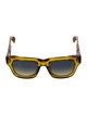 Chrome Hearts Dick Fitzener Square Sunglasses