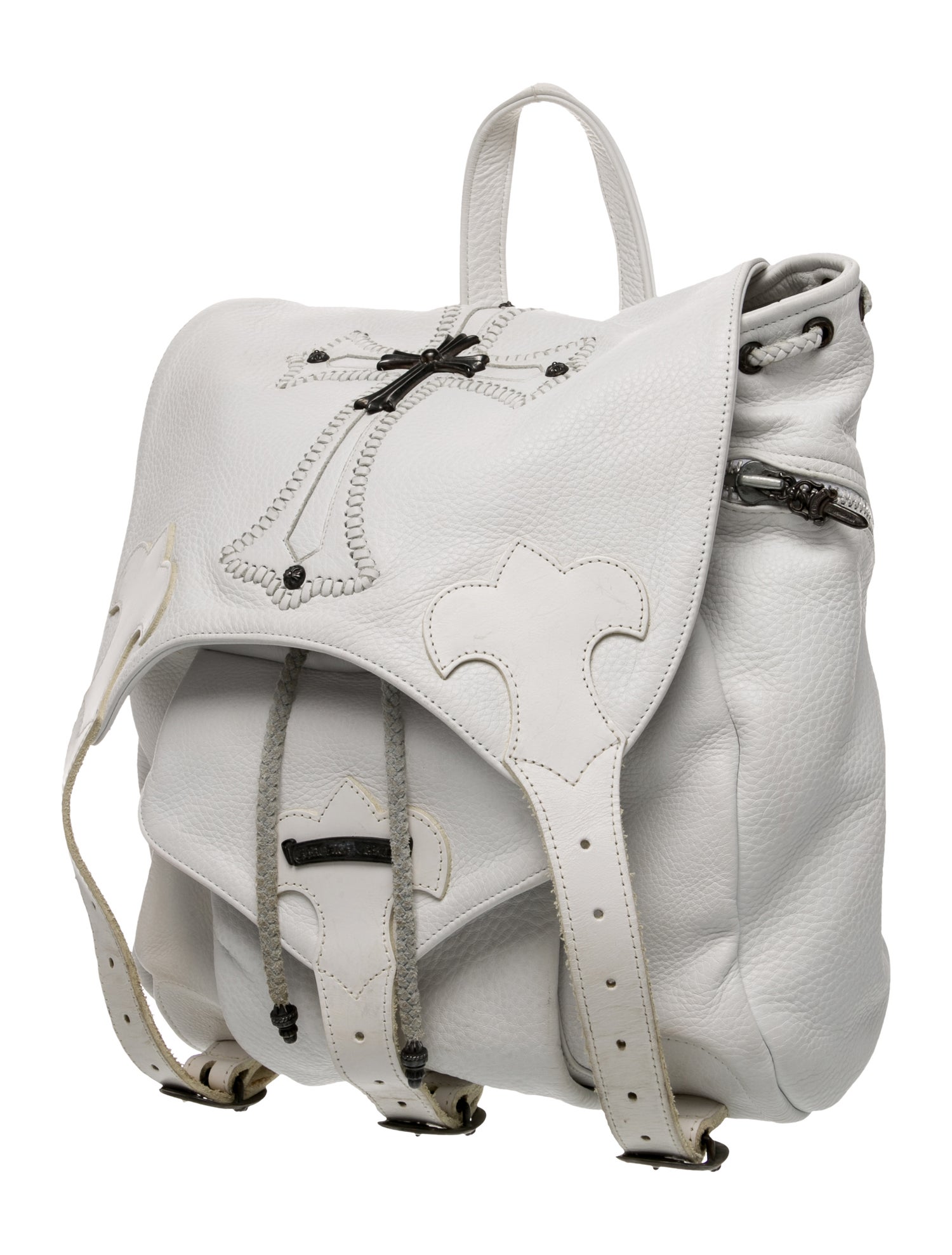 Chrome Hearts Leather Leather Cross Vintage