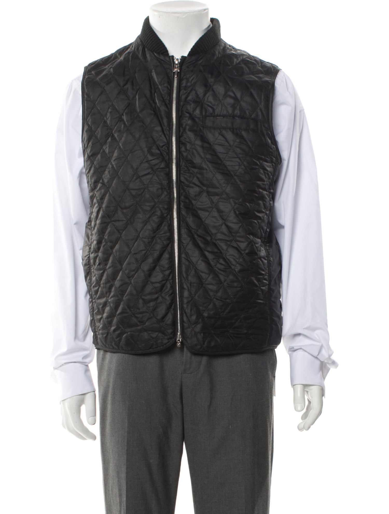 Chrome Hearts Quilted Cross Spine Vest