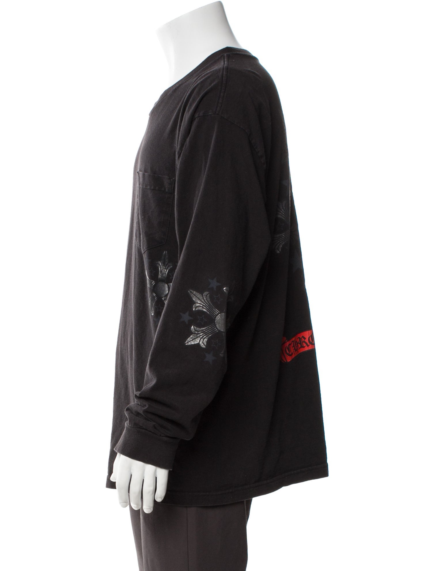 Chrome Hearts Crew Neck Long Sleeve T-Shirt