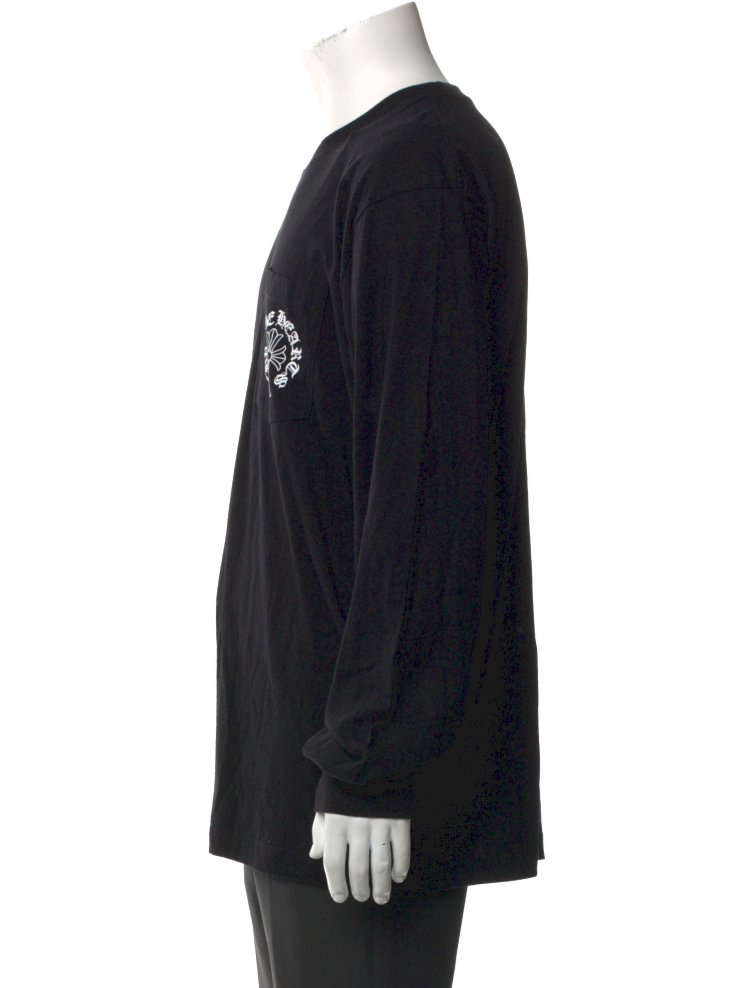 Chrome Hearts Graphic Print Crew Neck Henley w/ Tags