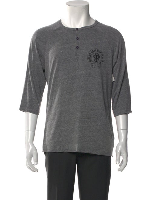 Chrome Hearts Crew Neck Short Sleeve Henley