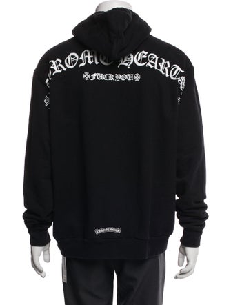 Chrome Hearts T-Bar Graphic Print Hoodie