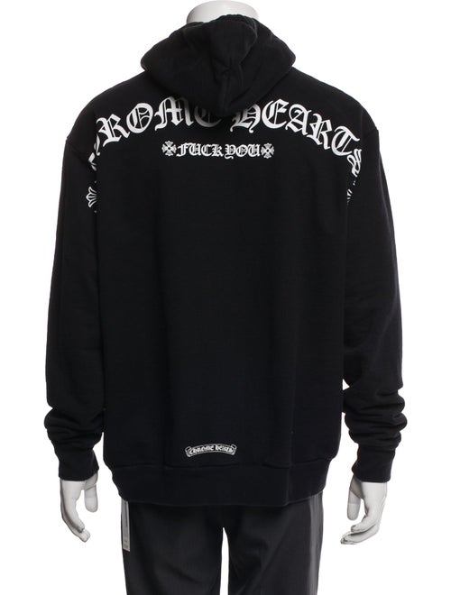Chrome Hearts T-Bar Graphic Print Hoodie
