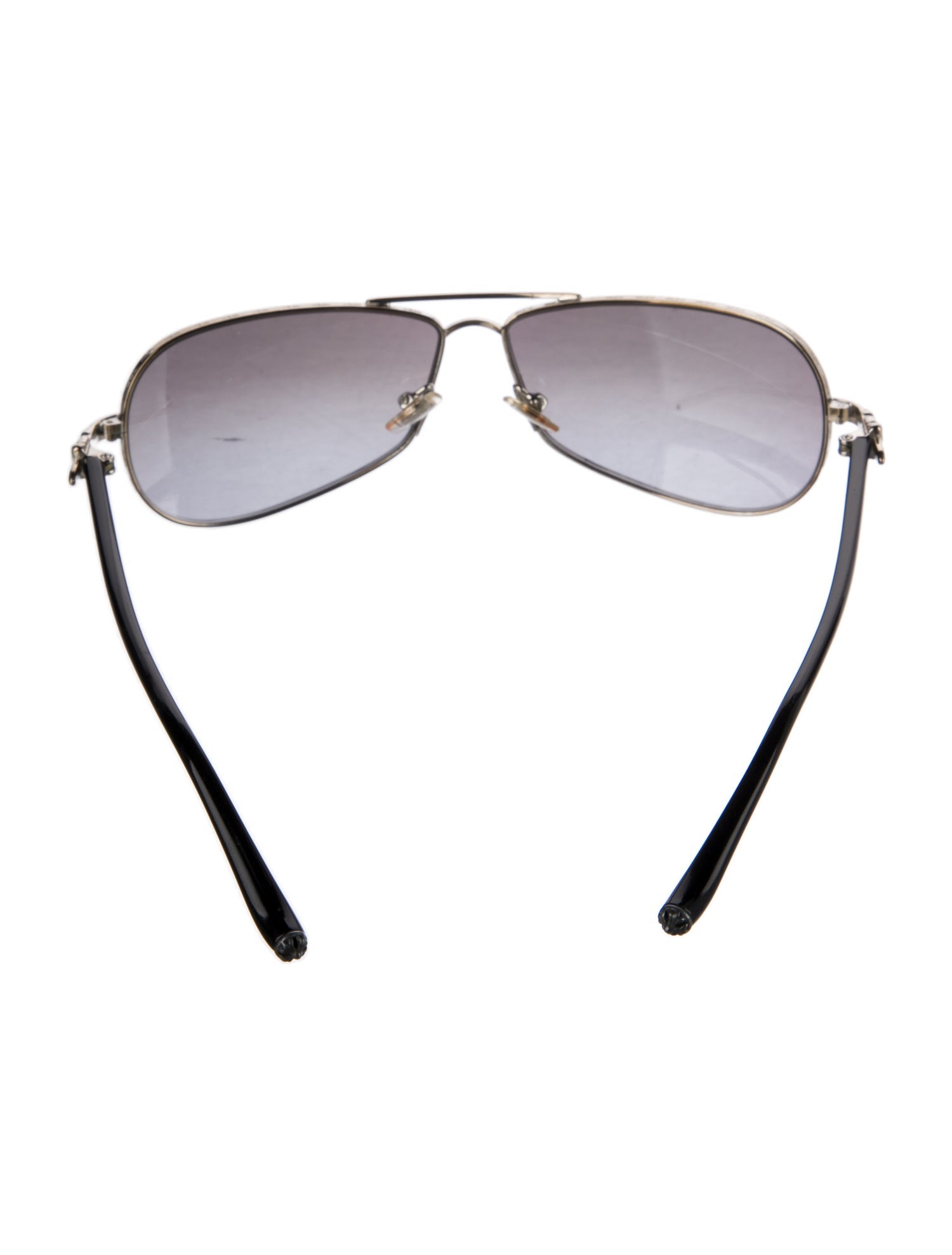 Chrome Hearts Red Aviator Sunglasses