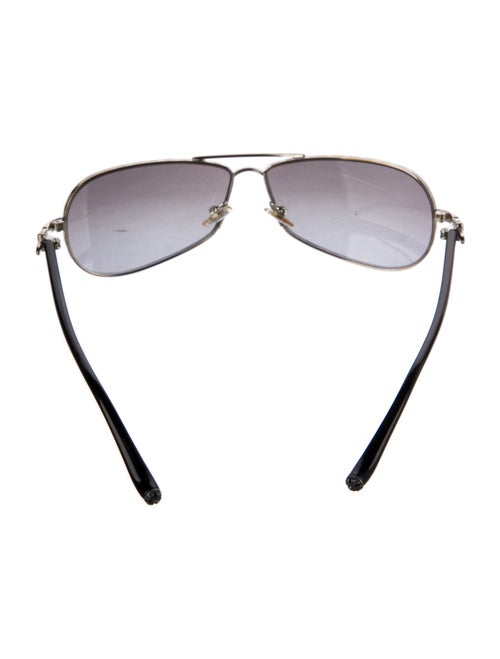 Chrome Hearts Red Aviator Sunglasses