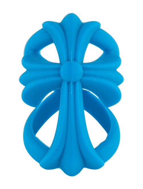 Chrome Hearts Silichrome Cross Ring