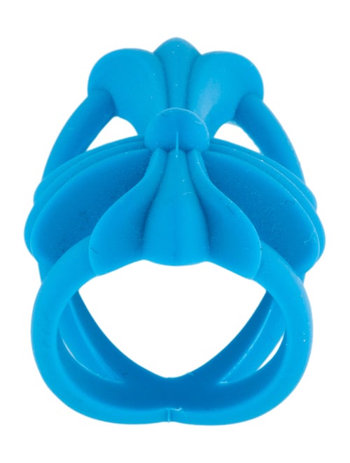 Chrome Hearts Silichrome Cross Ring