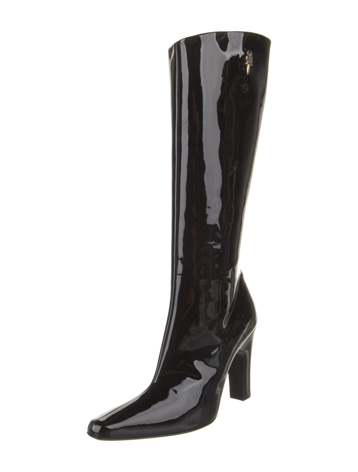 Chrome Hearts Sugar Jones Patent Leather Boots
