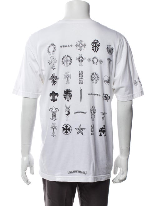 Chrome Hearts Multi Logo Graphic Print T-Shirt