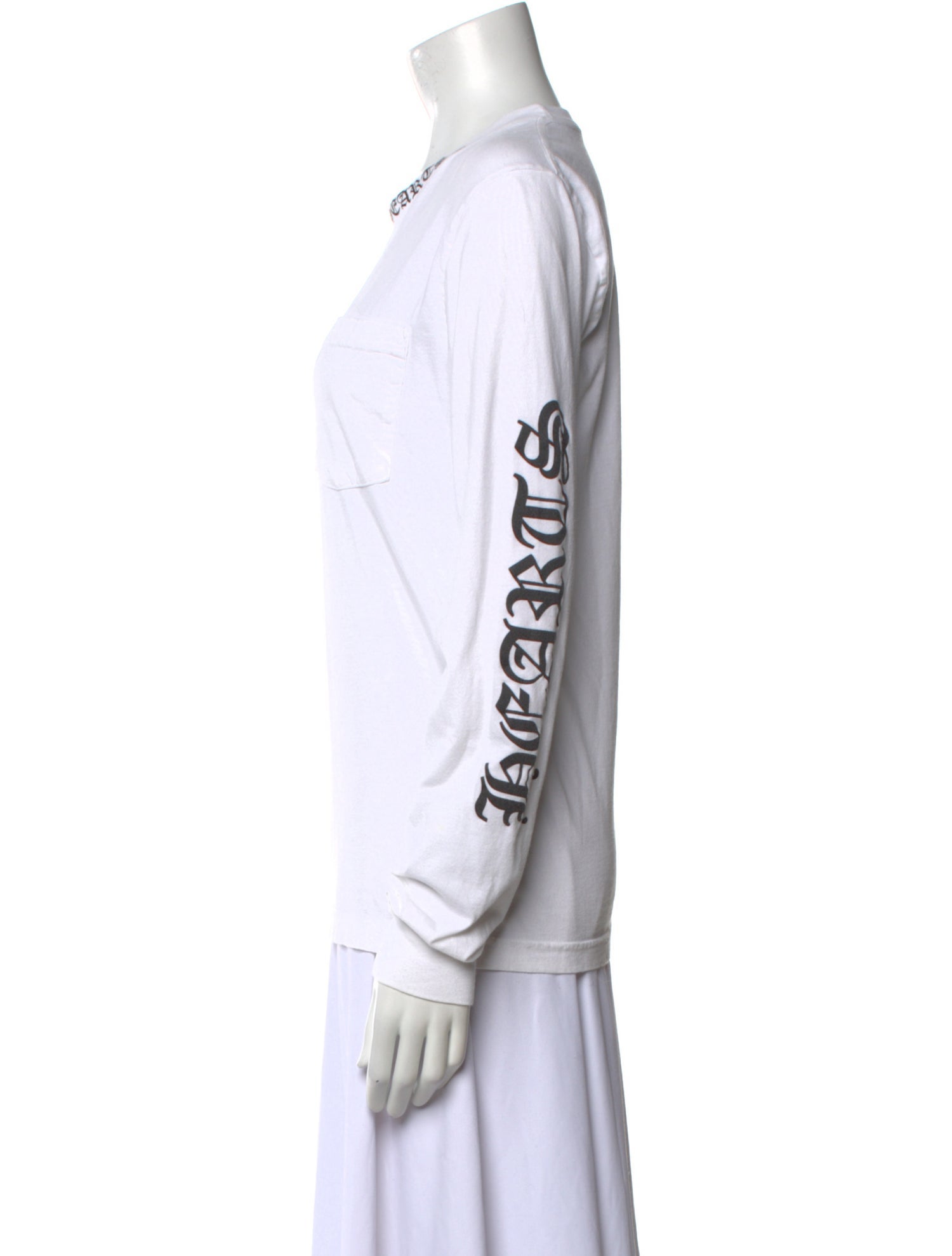 Chrome Hearts Neck Logo Crew Neck Sweatshirt