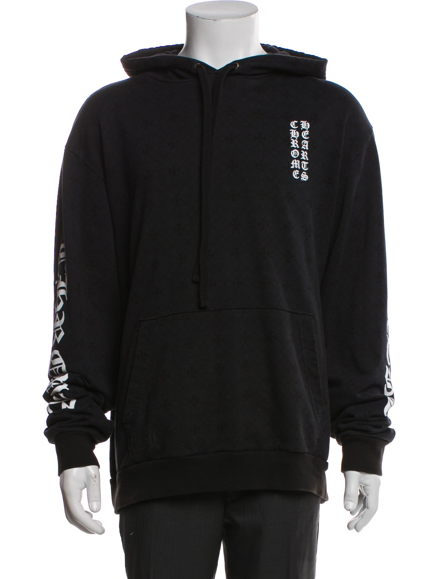 Chrome Hearts Signature Logo Tonal Monogram Hoodie