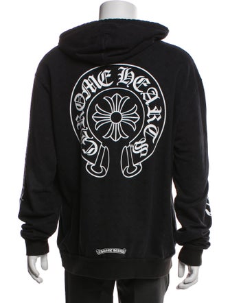 Chrome Hearts Signature Logo Tonal Monogram Hoodie