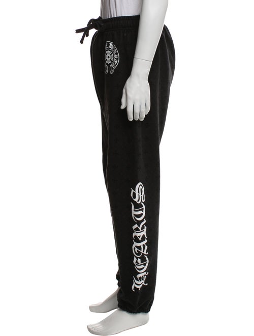 Chrome Hearts Tonal Monogram Graphic Print Lounge Bottoms