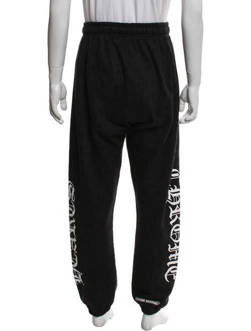 Chrome Hearts Tonal Monogram Graphic Print Lounge Bottoms