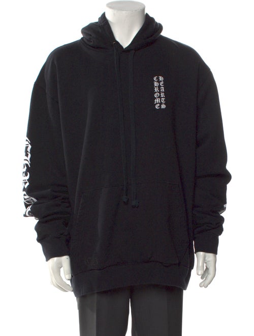 Chrome Hearts Graphic Print Crew Neck Hoodie