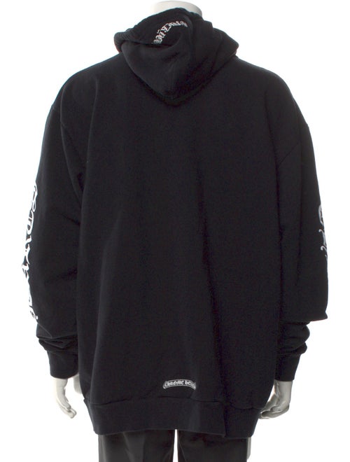 Chrome Hearts Graphic Print Crew Neck Hoodie