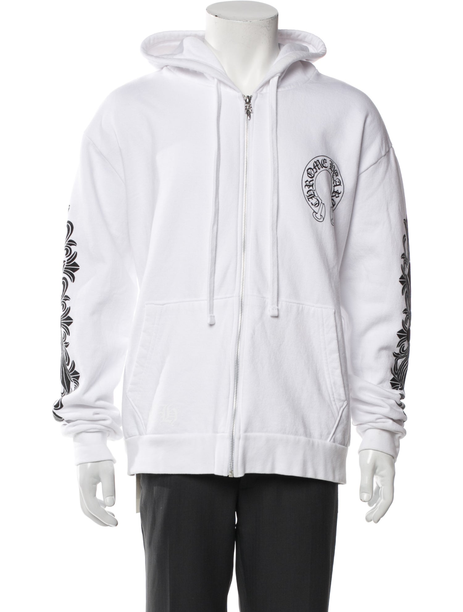 Chrome Hearts Horseshoe Graphic Print Cardigan