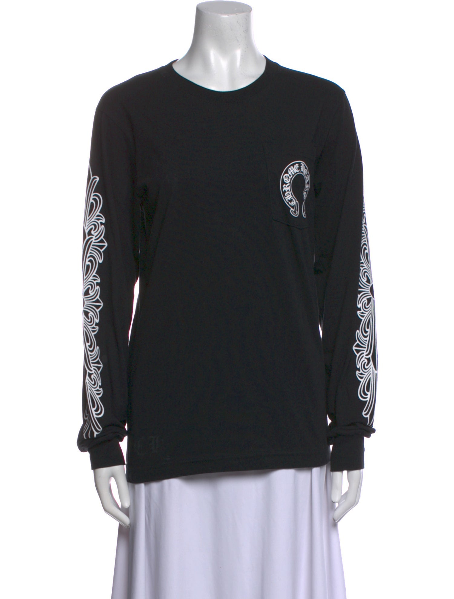 Chrome Hearts Horseshoe Graphic Print Sweatshirt