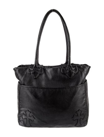 Chrome Hearts Leather Cross Patch Tote