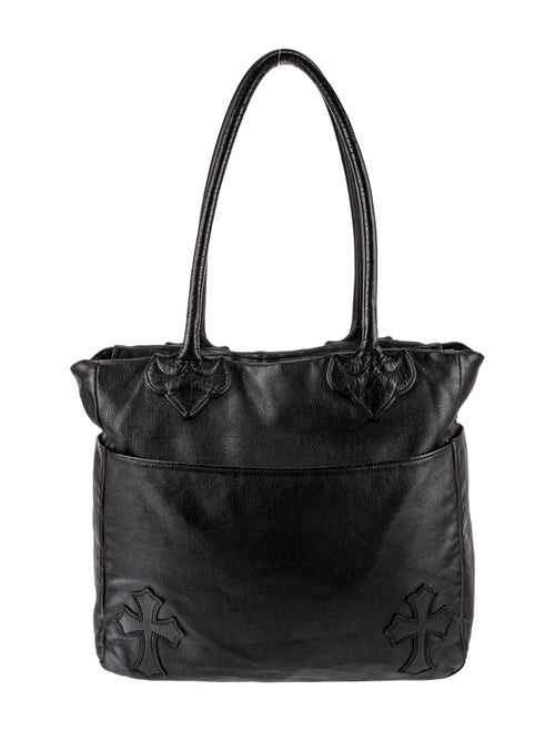 Chrome Hearts Leather Cross Patch Tote